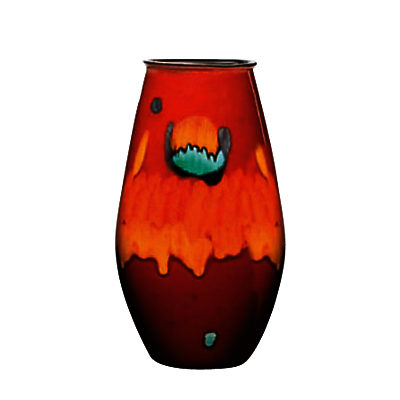 Poole Pottery Volcano Manhattan Vase, H26cm Poole Pottery Volcano Manhattan Vase, H26cm